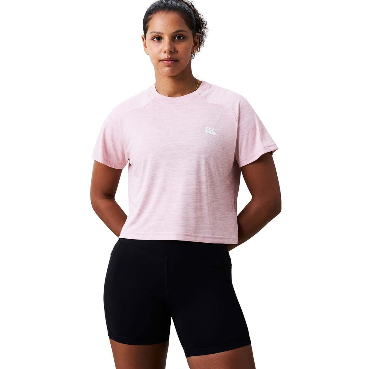 Canterbury Tempo+ Womens Cropped Training T-Shirt