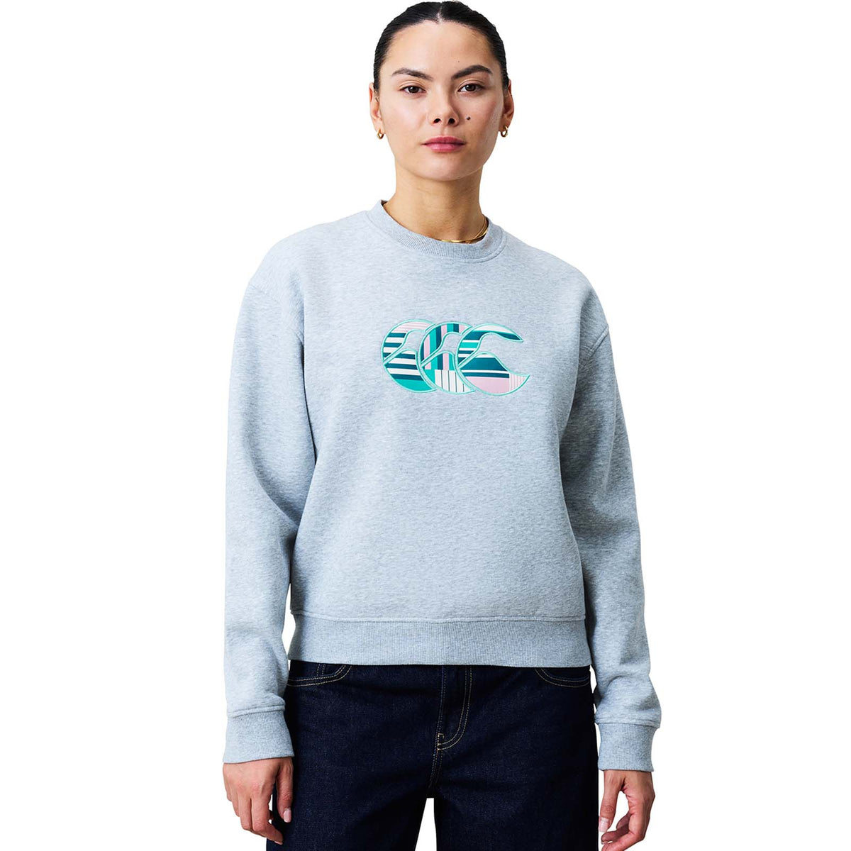 Canterbury Uglies Logo Womens Relaxed-Fit Crew Sweatshirt