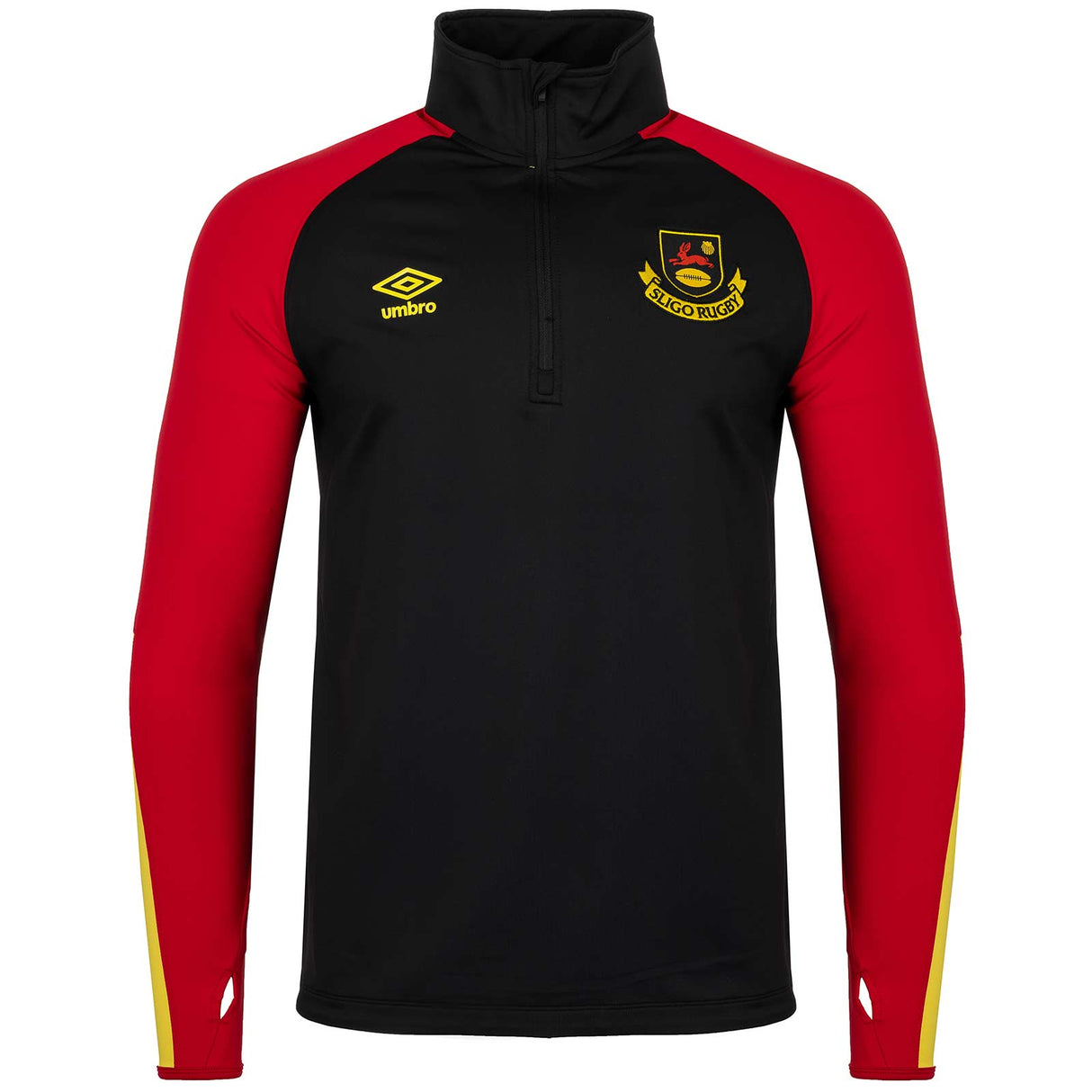 Umbro Sligo Rugby 2025/26 Junior Quarter-Zip Midlayer Top