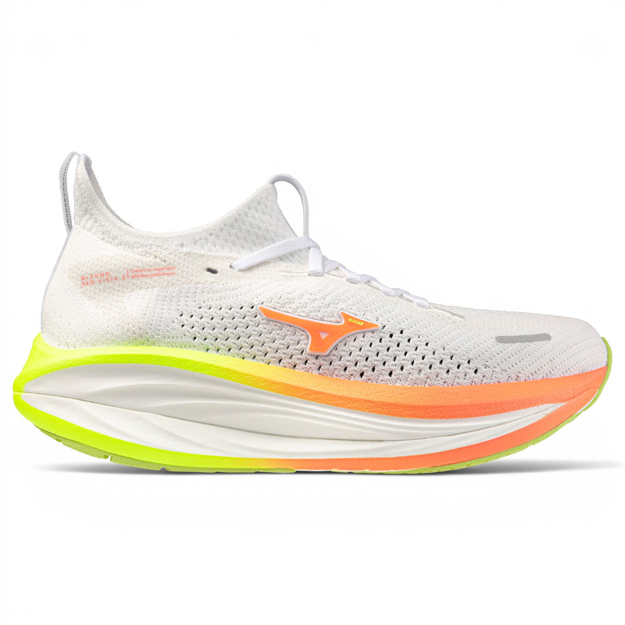 Mizuno Neo Vista 3 Womens Wht Coral Lime