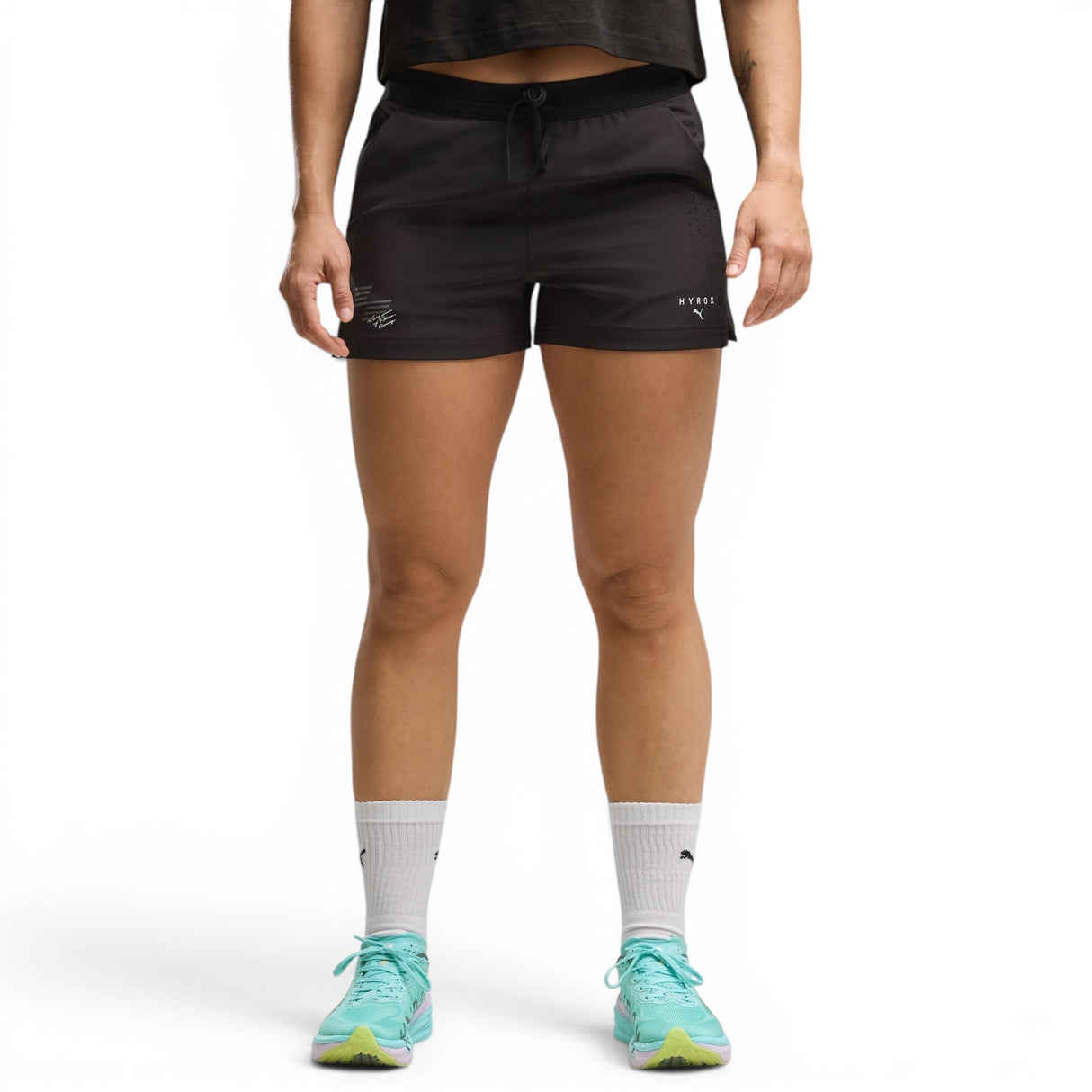 Puma x Hyrox PWRMODE Womens Regular-Fit Training Shorts