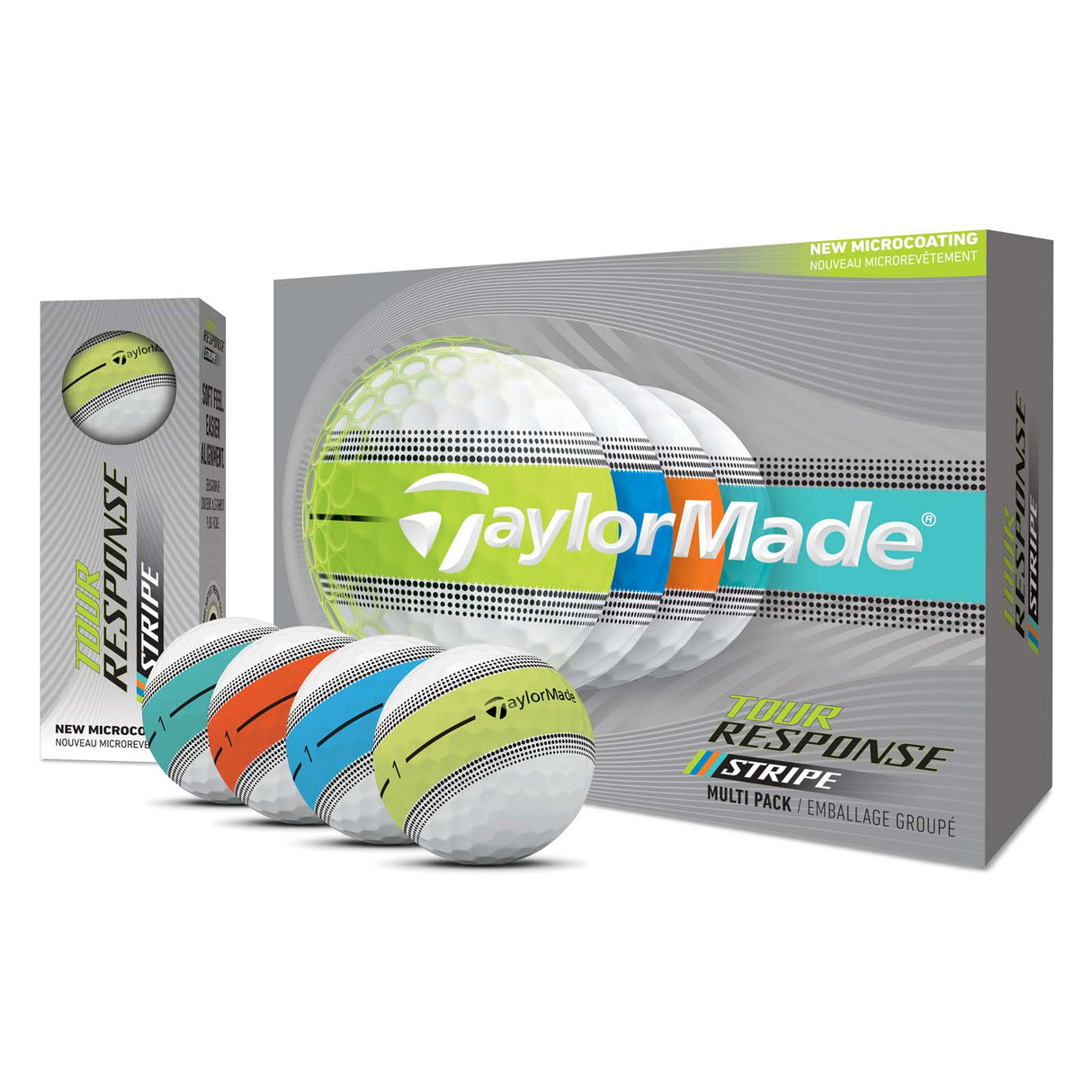 Taylormade Tour Response Stripe 2026 Multi Colour Golf Balls
