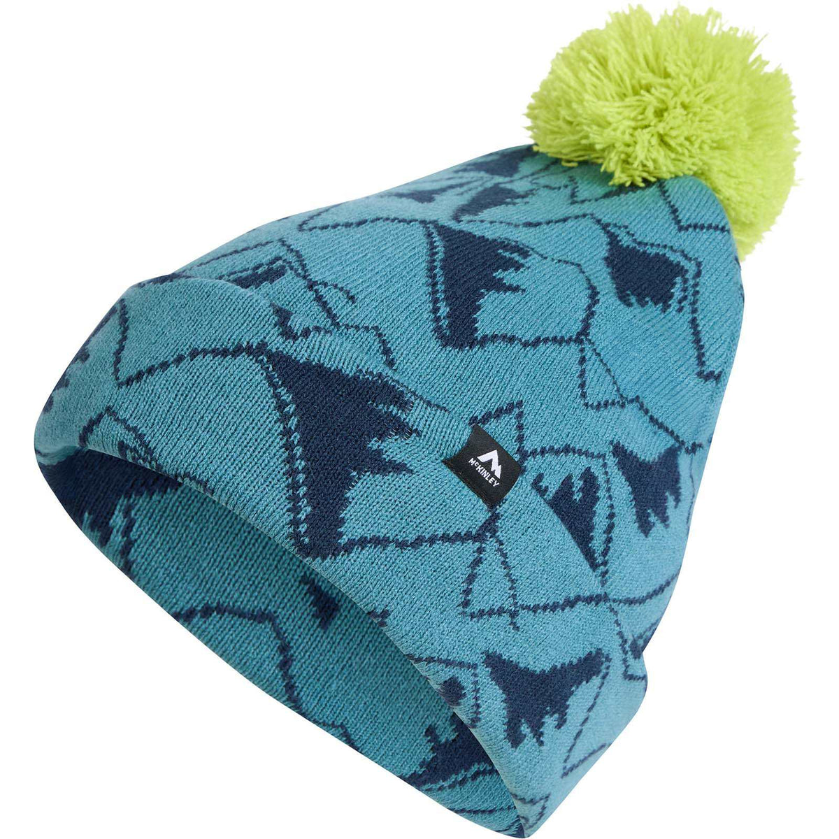 McKinley Mely II Kids Double-Layer Ski Pom Beanie Hat