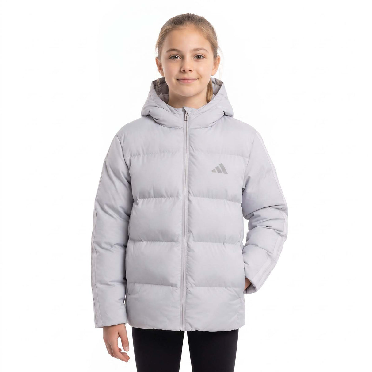 adidas 3-Stripes Girls Synthetic Down Jacket