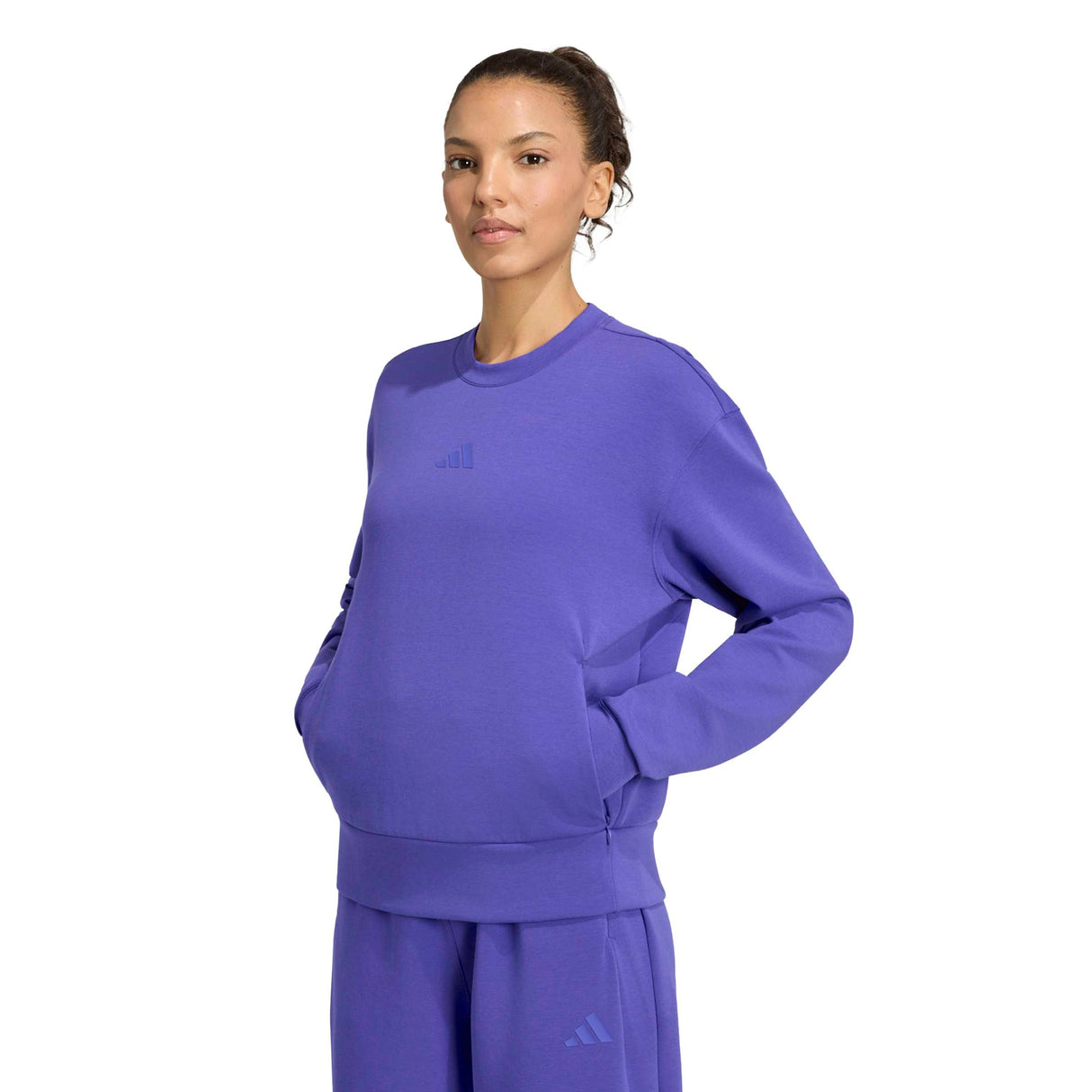 adidas Designed For Training Womens Crew Sweatshirt