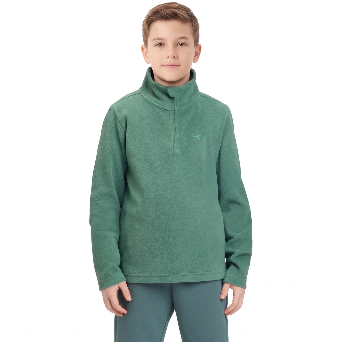 Energetics Amos Kids Fleece Half-Zip Midlayer Top
