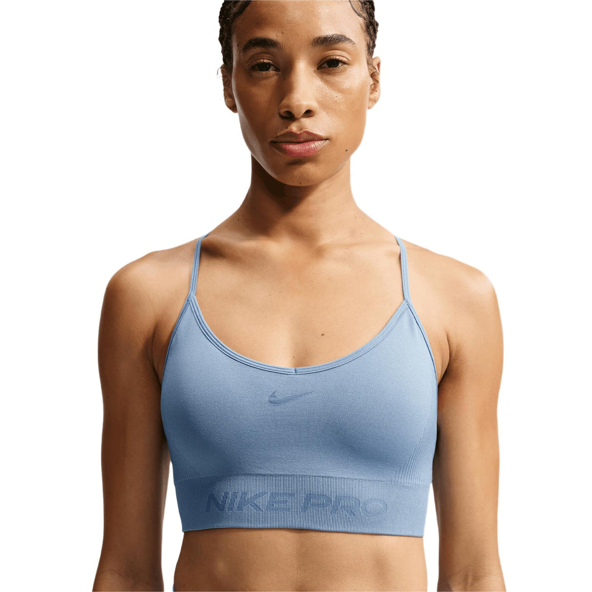 Nike Pro Seamless Womens Light-Support Padded Sports Bra