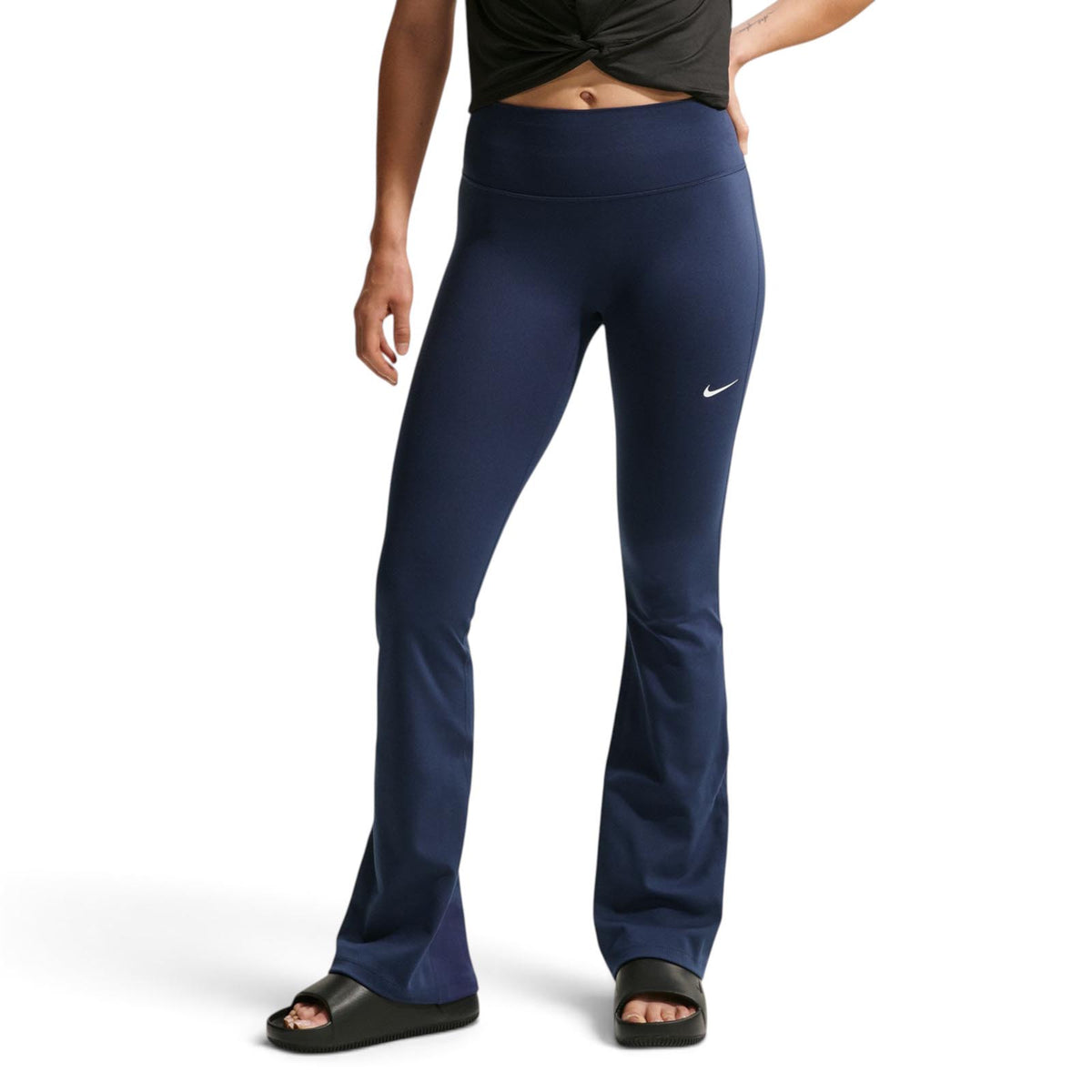 Nike One Womens High-Waisted Flared Leggings