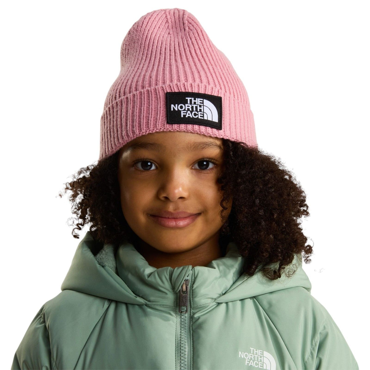 The North Face Logo Box Kids Cuffed Knitted Beanie