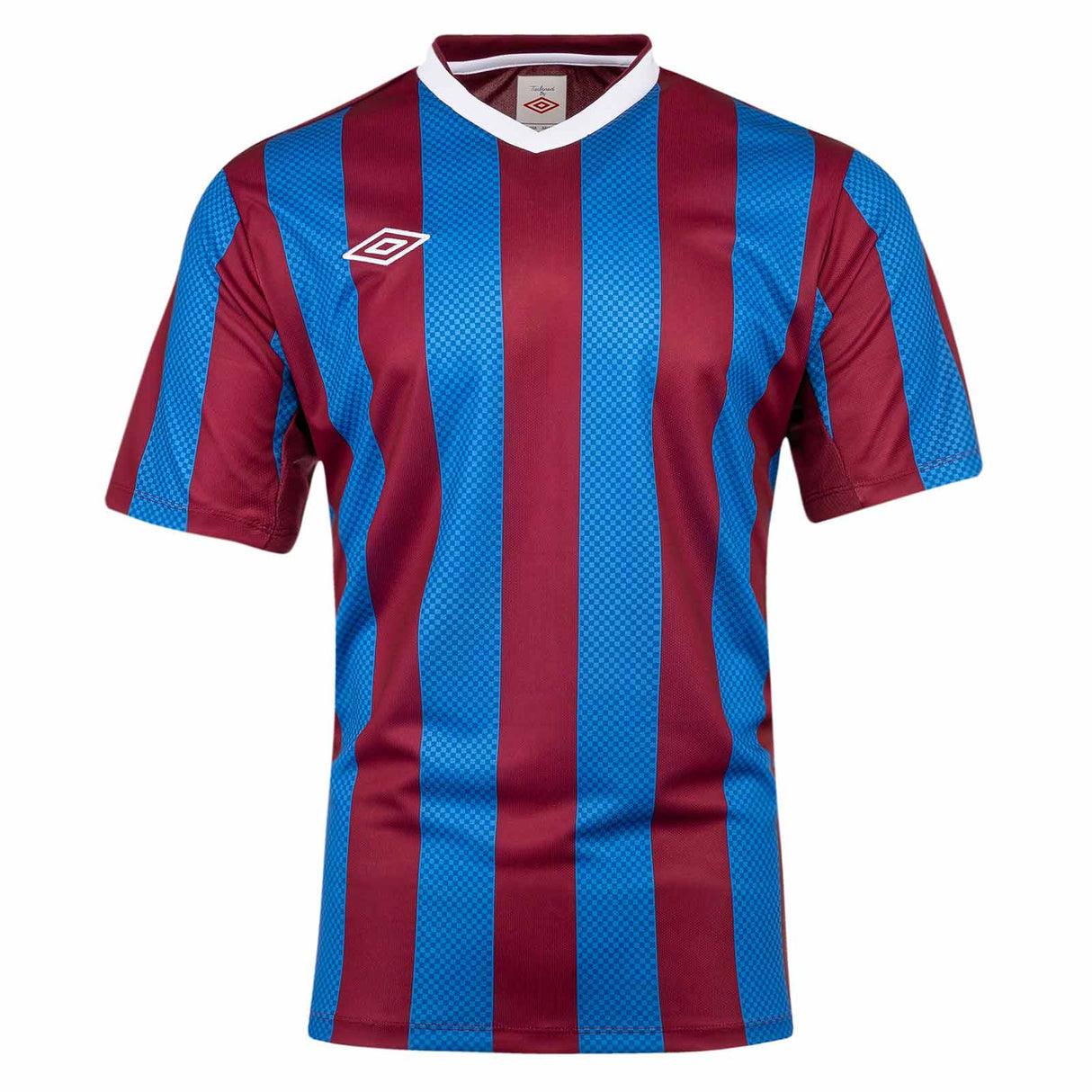 Umbro Checker Stripe Kids Short Sleeve Training Jersey