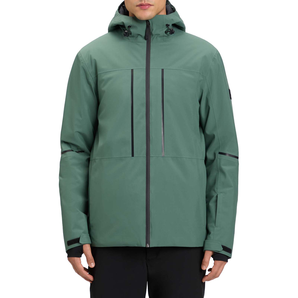 McKinley Marlon Mens Full-Zip Padded Hooded Ski Jacket