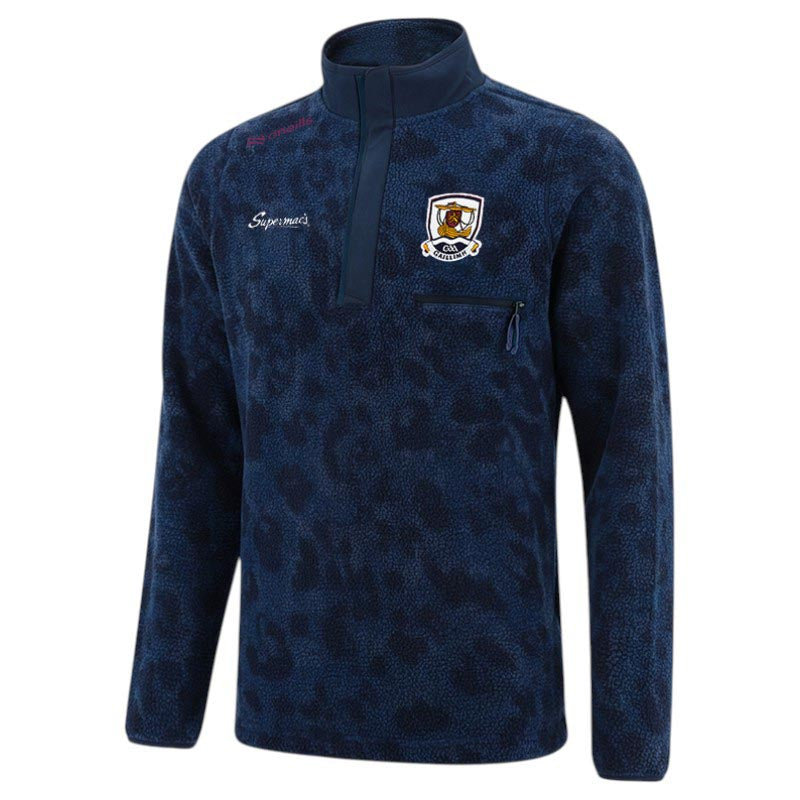 O'Neills Galway GAA Imperium Kids Half-Zip Fleece Top