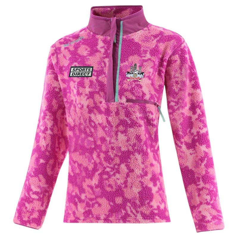 O'Neills Cork GAA Imperium Girls Half-Zip Fleece Top