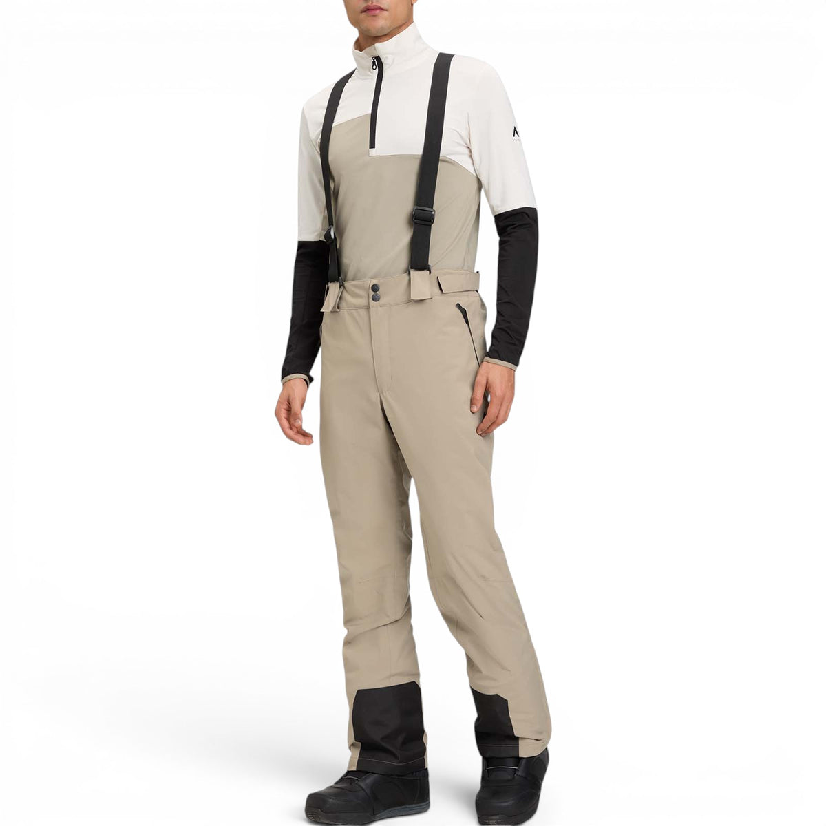 McKinley Didi II Mens Slim-Fit Adjustable Ski Bib Trousers
