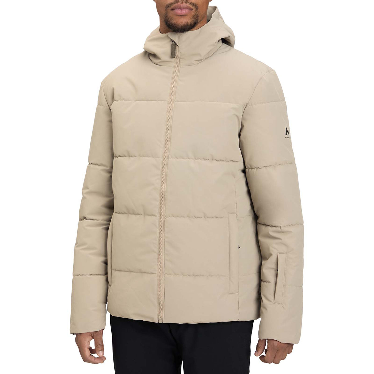 McKinley Liam Mens Full-Zip Padded Hooded Ski Jacket