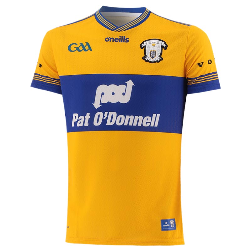 O'Neills Clare 26 Home Playr Fit Jsy Ylw