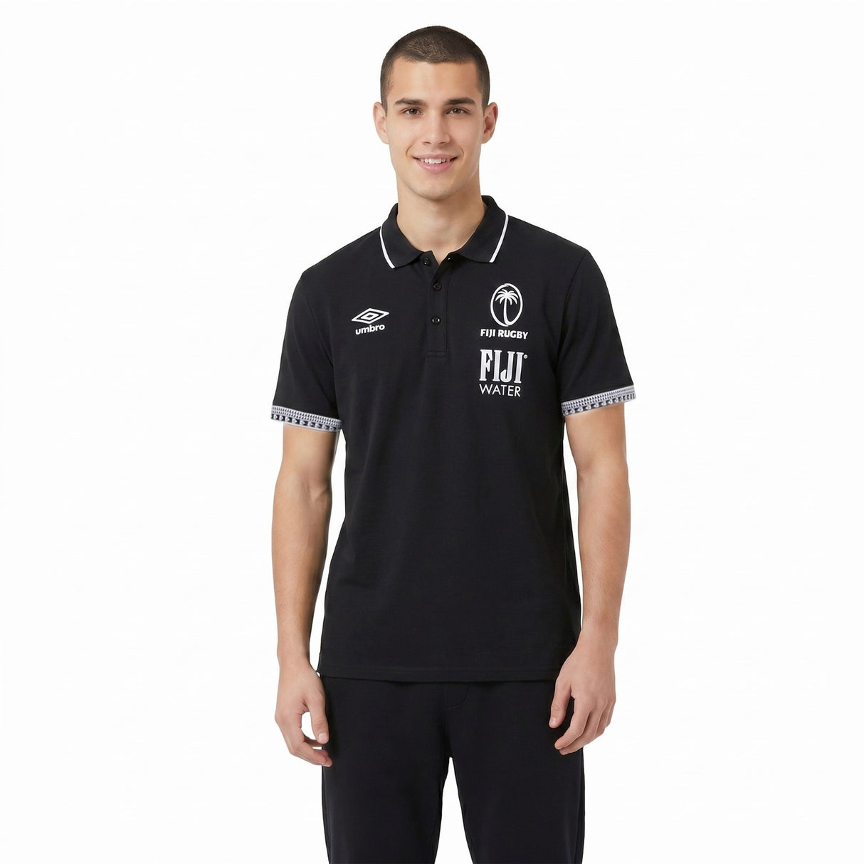 Umbro Fiji 7s Rugby 2026 SS Adults Pique Polo Shirt