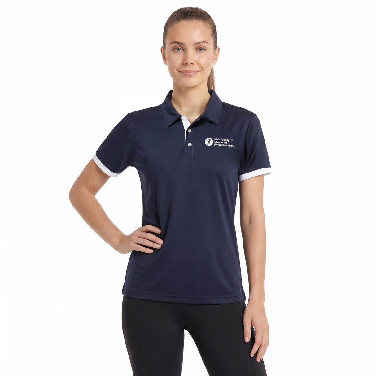 Irish Society Of Chartered Physiotherapists Adult Polo Shirt
