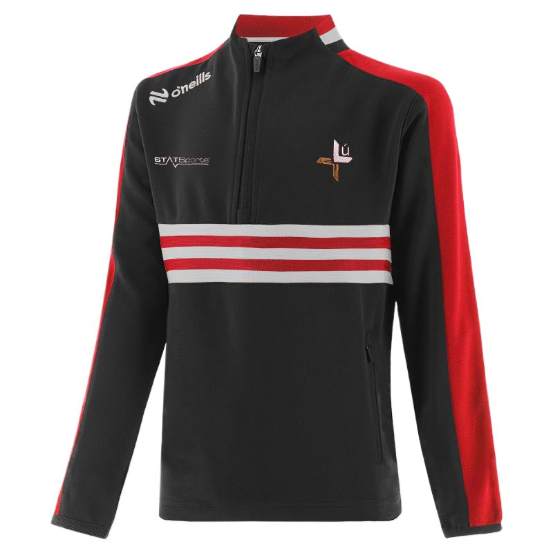 O'Neills Louth GAA Dromore Kids Brushed Half-Zip Top