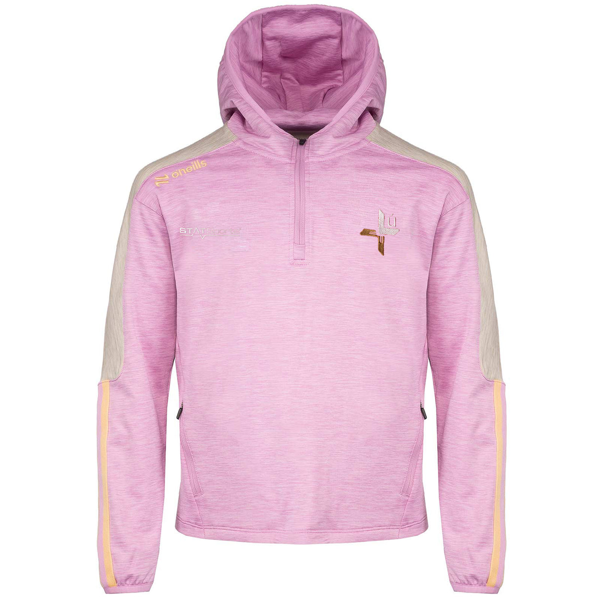 O'Neills Louth GAA Garima Girls Brushed Half Zip Hoodie
