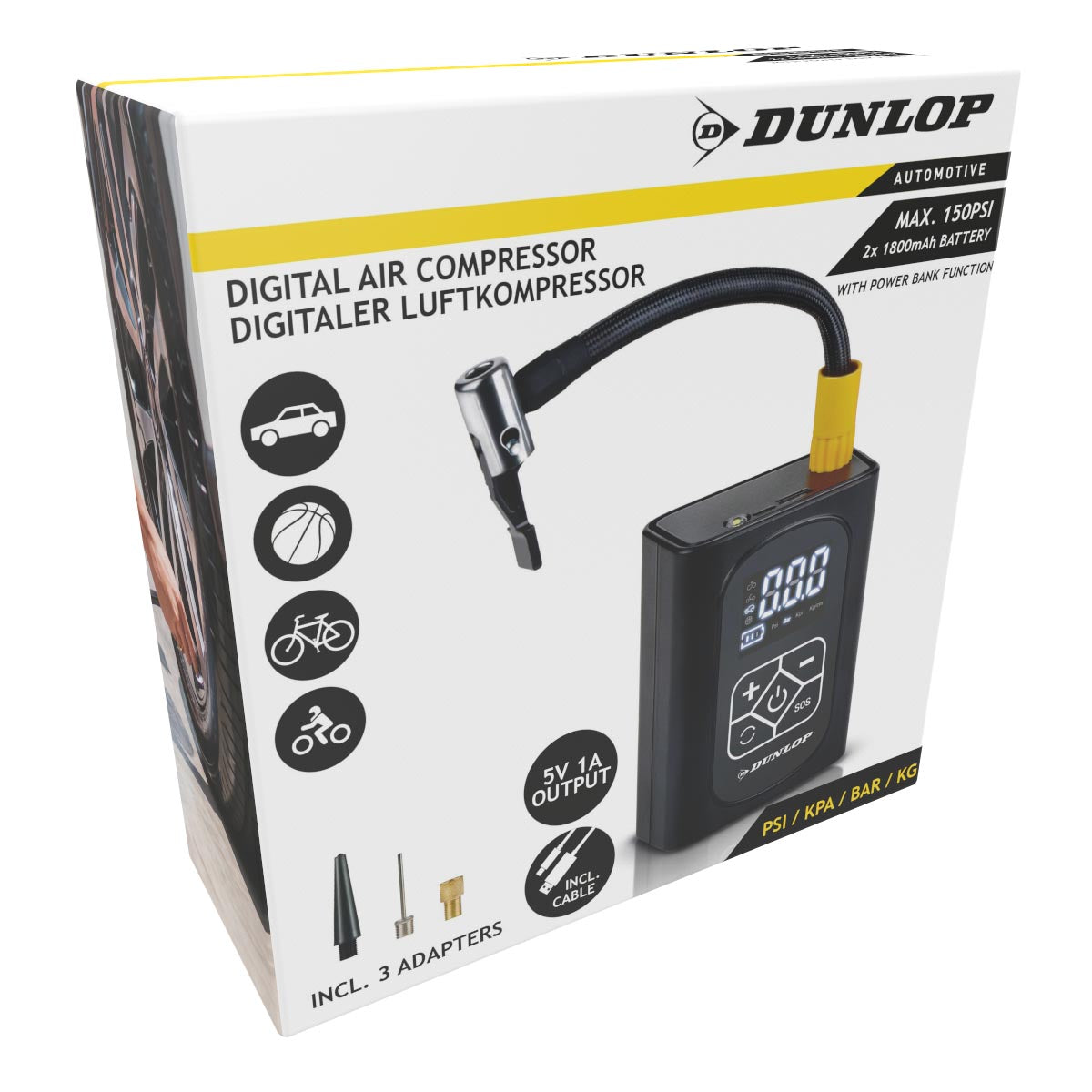 Dunlop Digital Air Pump
