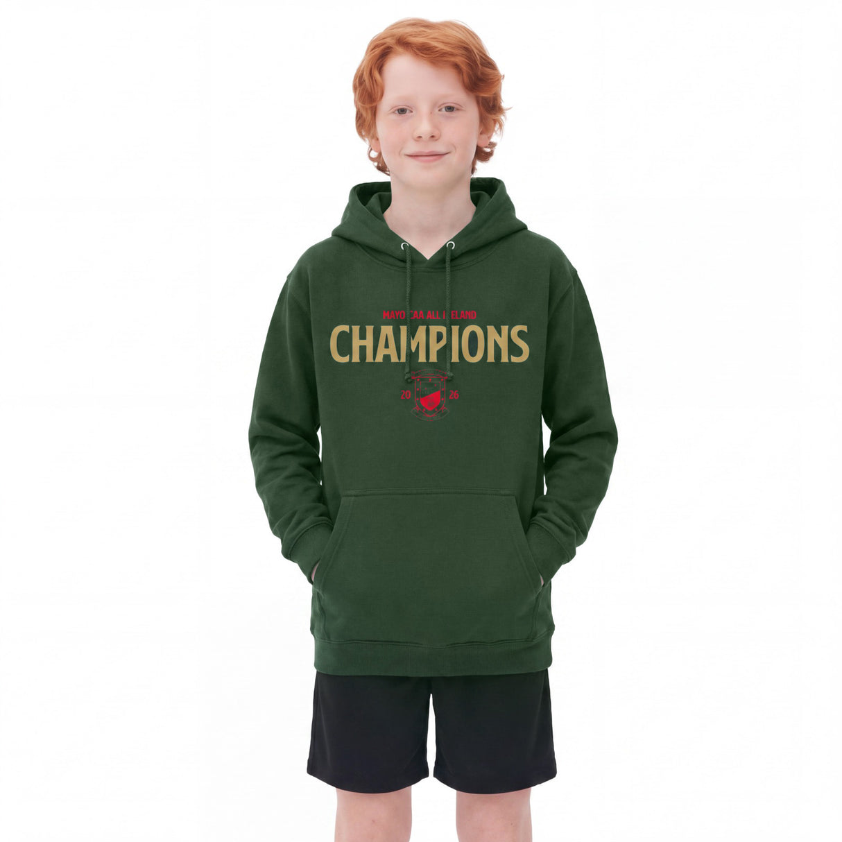 Mayo 2026 Kids Champions Hoody Green