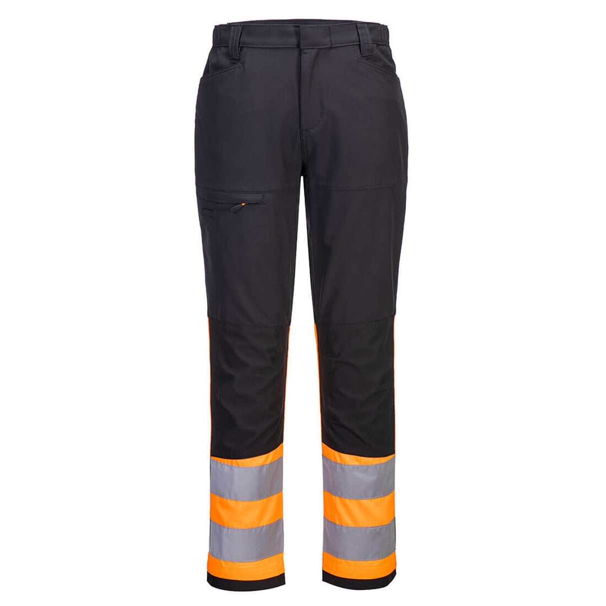 Portwest WX2 Eco Hi-Vis Class 1 Service Trousers Orange/Black