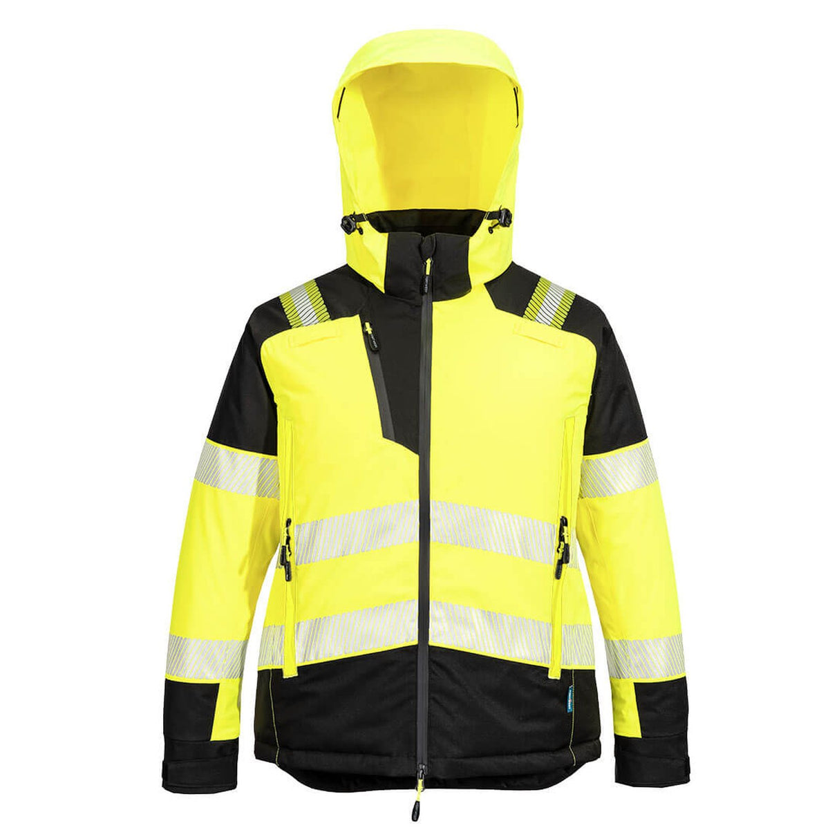 Portwest PW3 Hi-Vis Women's Winter Jacket Yellow/Black