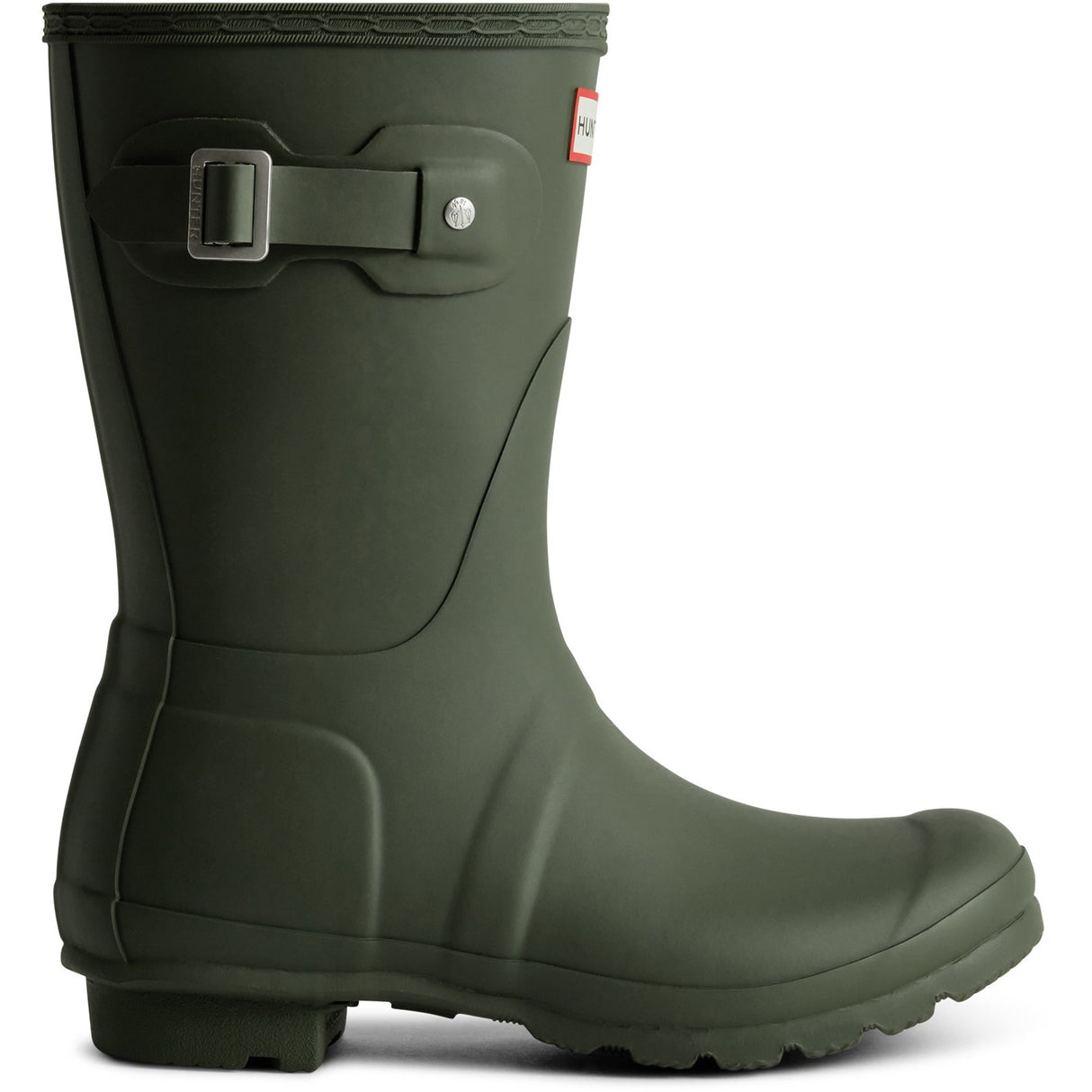 Hunter Womens Original Short Wellingtons Dark Olive