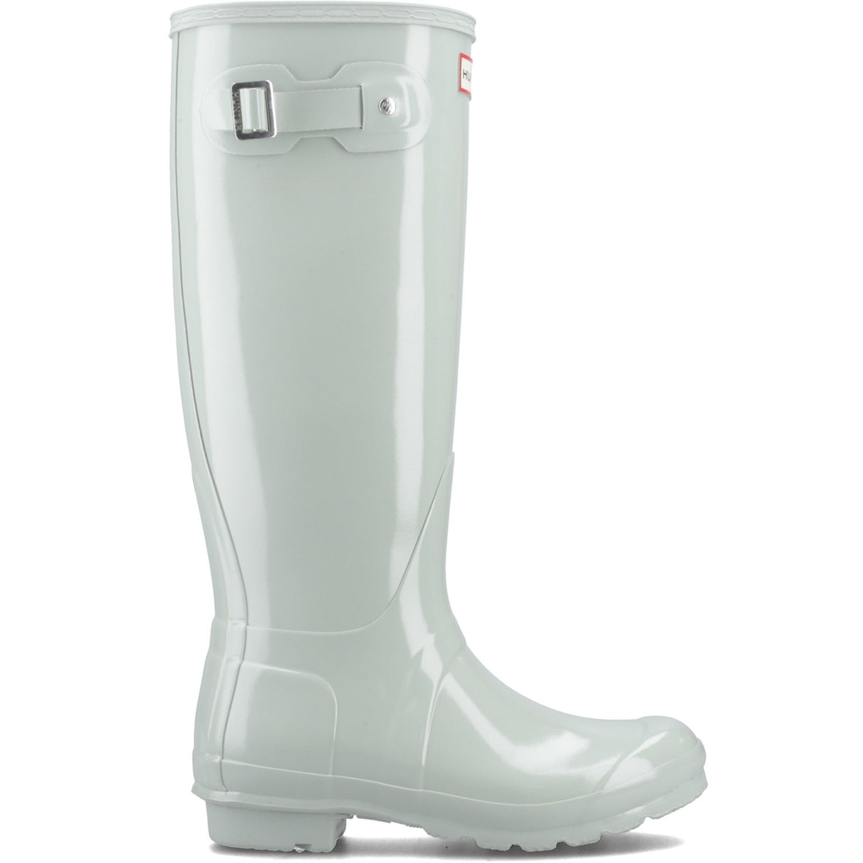 Hunter Womens Original Tall Gloss Wellingtons Sea Foam