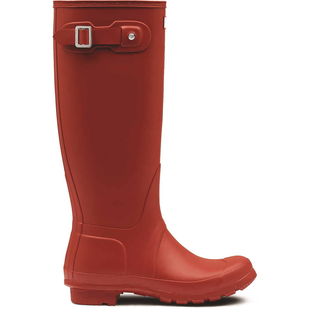 Hunter Womens Original Tall Wellington Boots Military Red