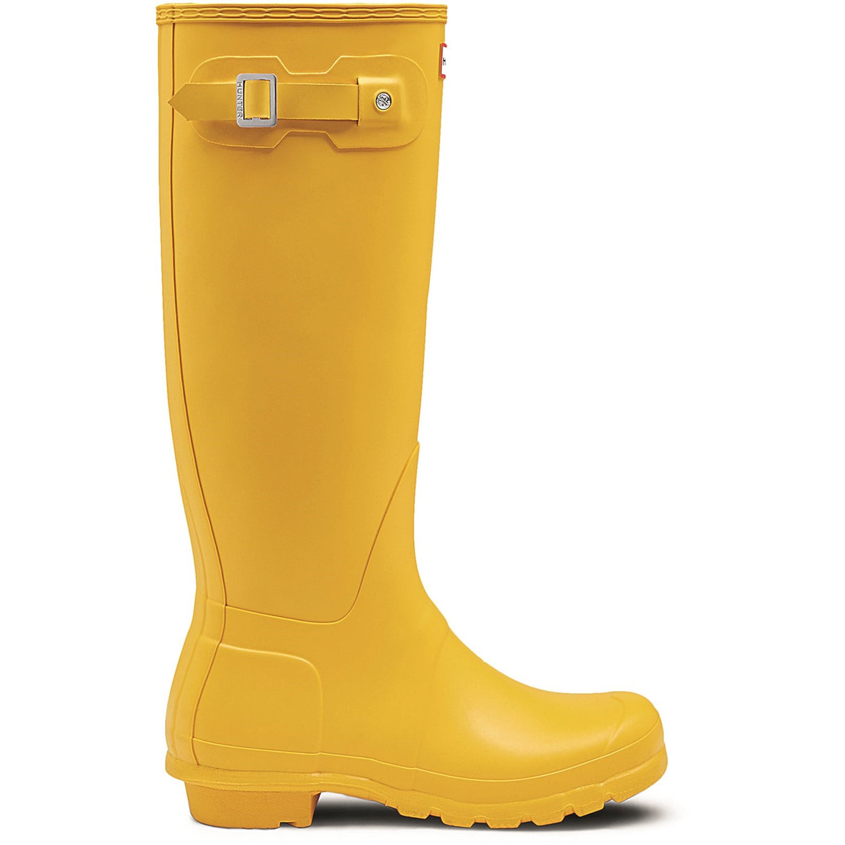Hunter Womens Original Tall Wellington Boots Yellow