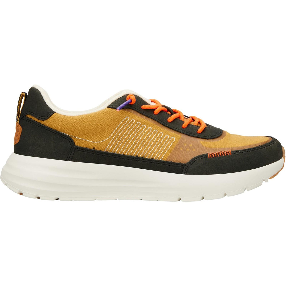 HEYDUDE Mens Sirocco Alta Hype Trainers Walnut