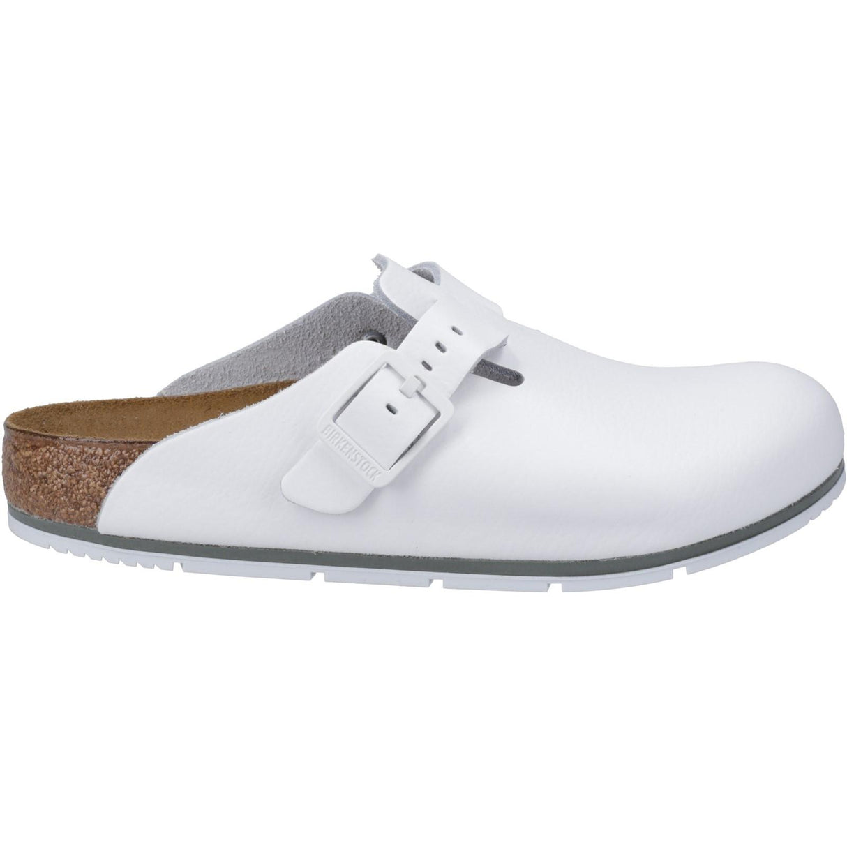 Birkenstock Womens Boston Pro Mule White