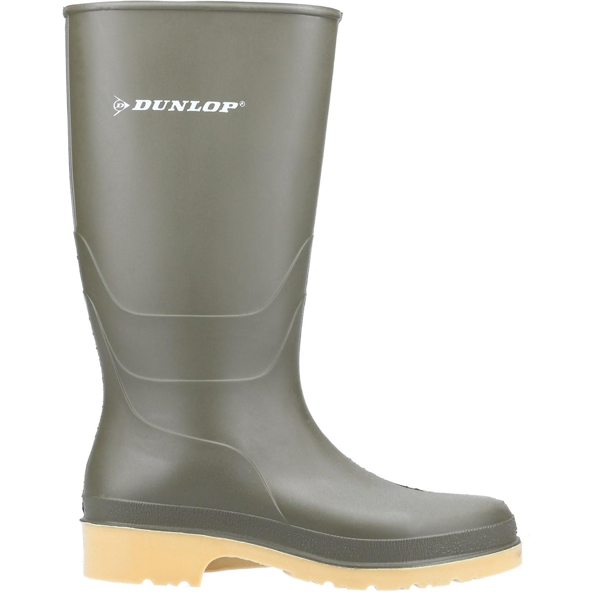 Dunlop Junior Kids Dulls Wellington Boot Green
