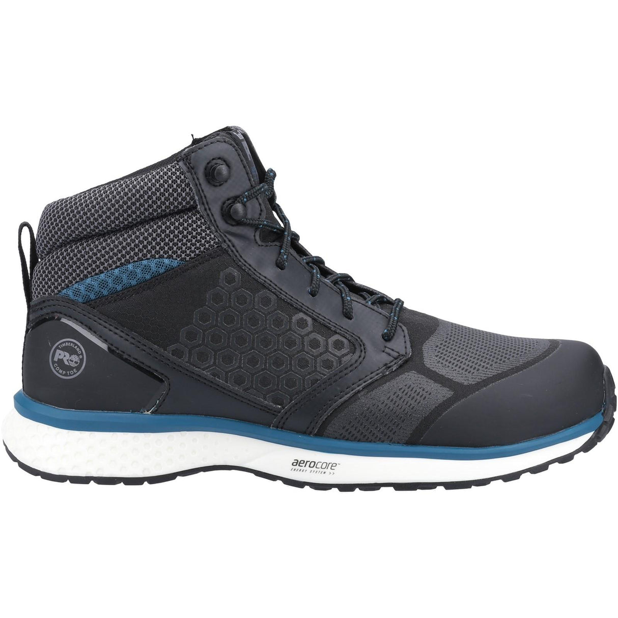 Timberland Pro Mens Reaxion Mid Composite Safety Boot Black/Blue
