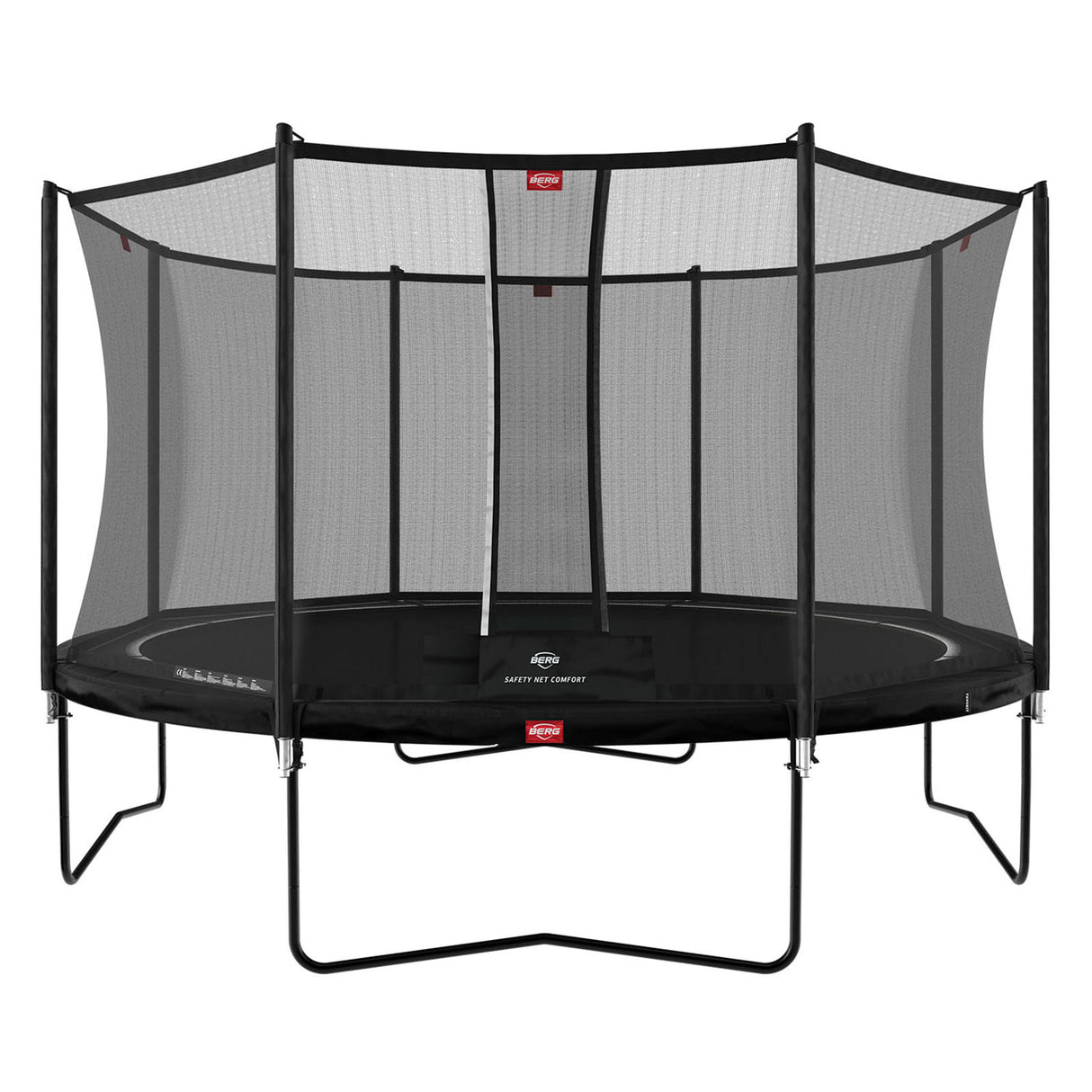 BERG Favorit Regular 430 Trampoline Black + Safety Net Comfort