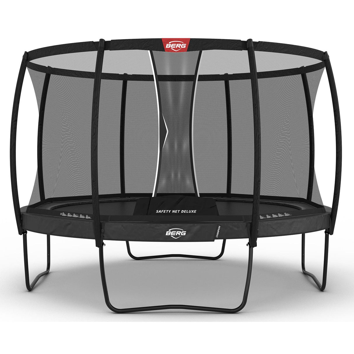 BERG Champion Regular 380 Trampoline Grey + Safety Net Deluxe