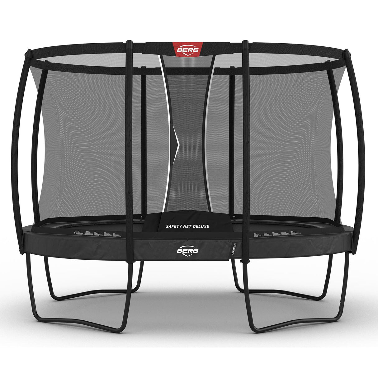 BERG Grand Champion Regular 350 Trampoline Grey + Safety Net Deluxe