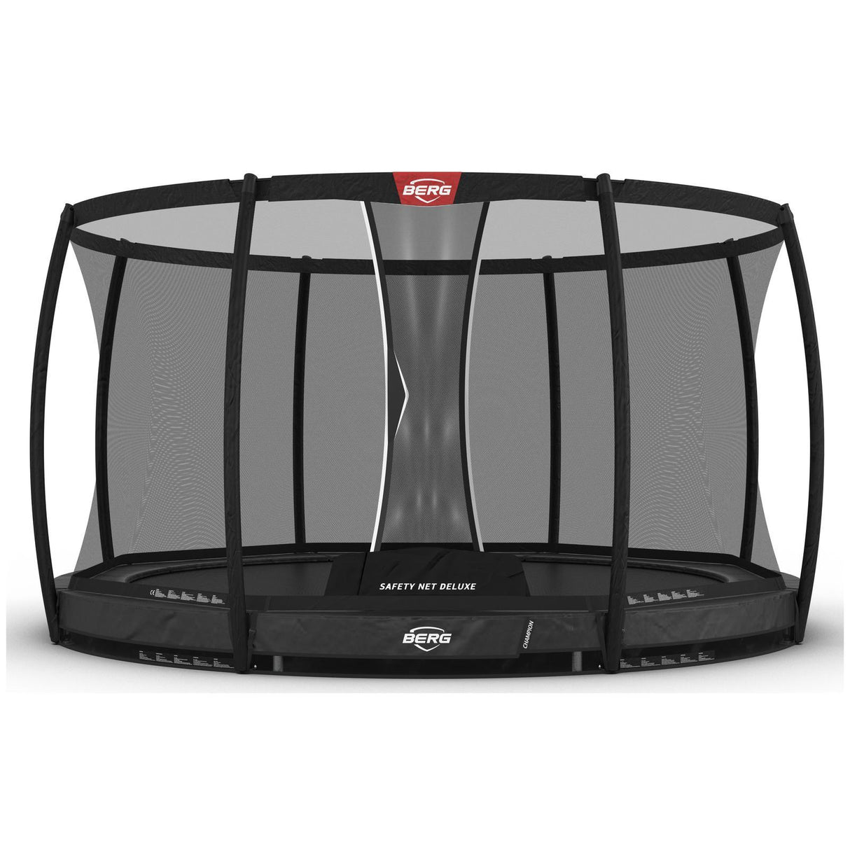 BERG Champion InGround 380 Trampoline Grey + Safety Net Deluxe