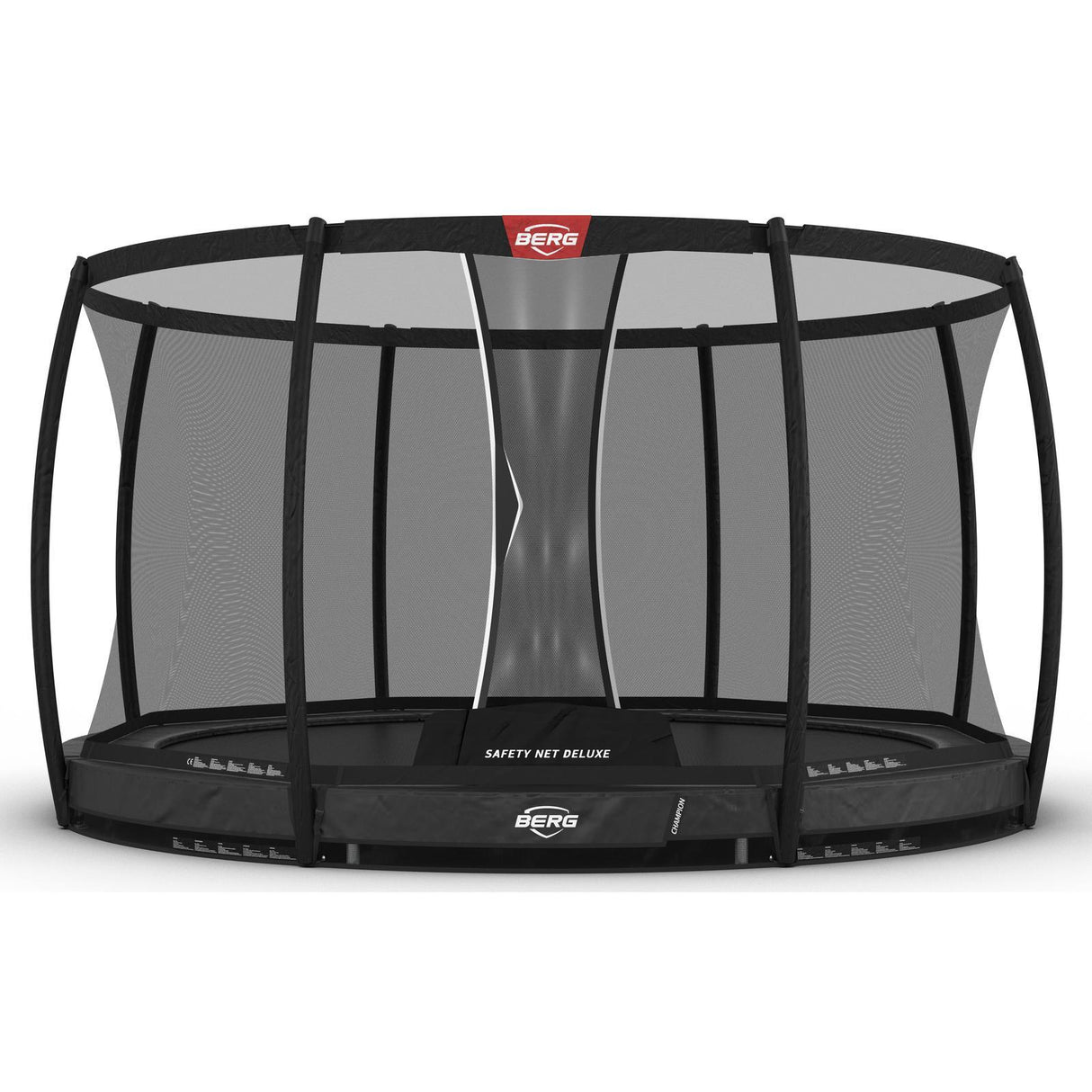 BERG Champion InGround 430 Trampoline Grey + Safety Net Deluxe