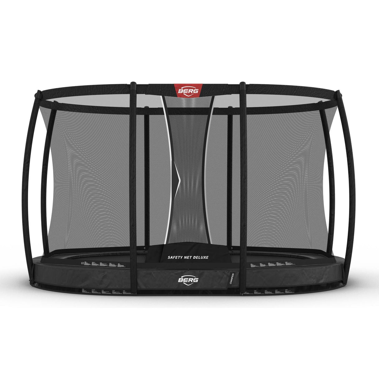BERG Grand Champion InGround 350 Trampoline Grey + Safety Net Deluxe