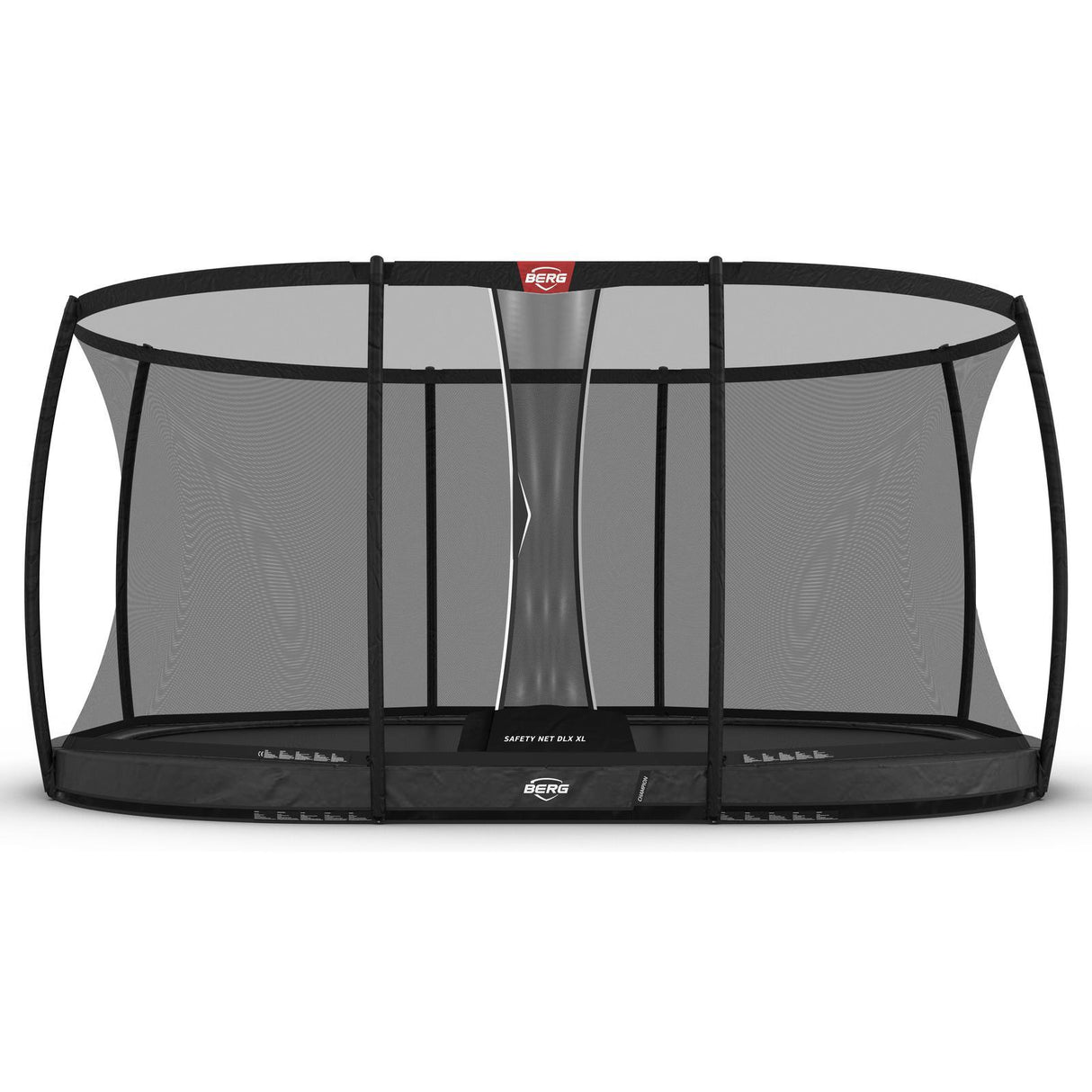 BERG Grand Champion InGround 520 Trampoline Grey + Safety Net DLX XL