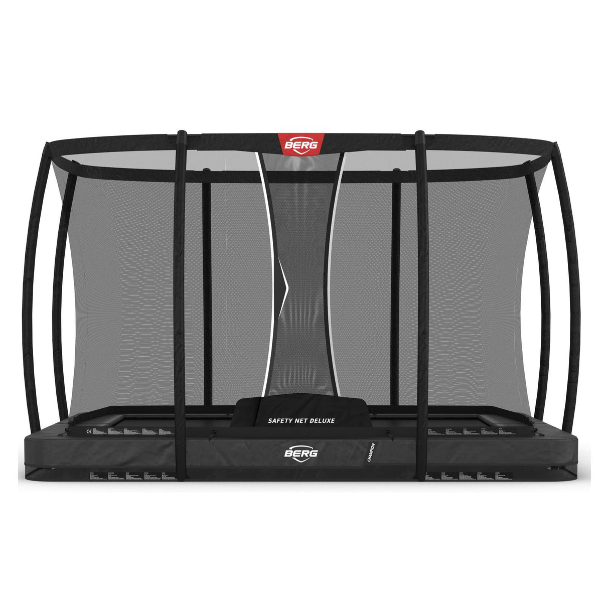 BERG Ultim Champion InGround 330 Trampoline Grey + Safety Net Deluxe
