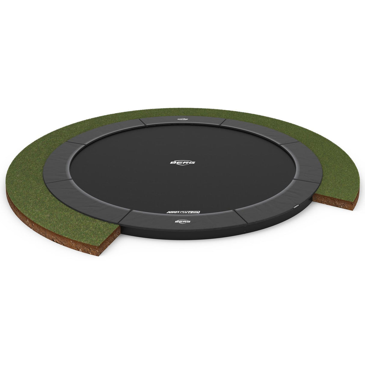 BERG SPORTS Champion FlatGround 380 Trampoline Grey