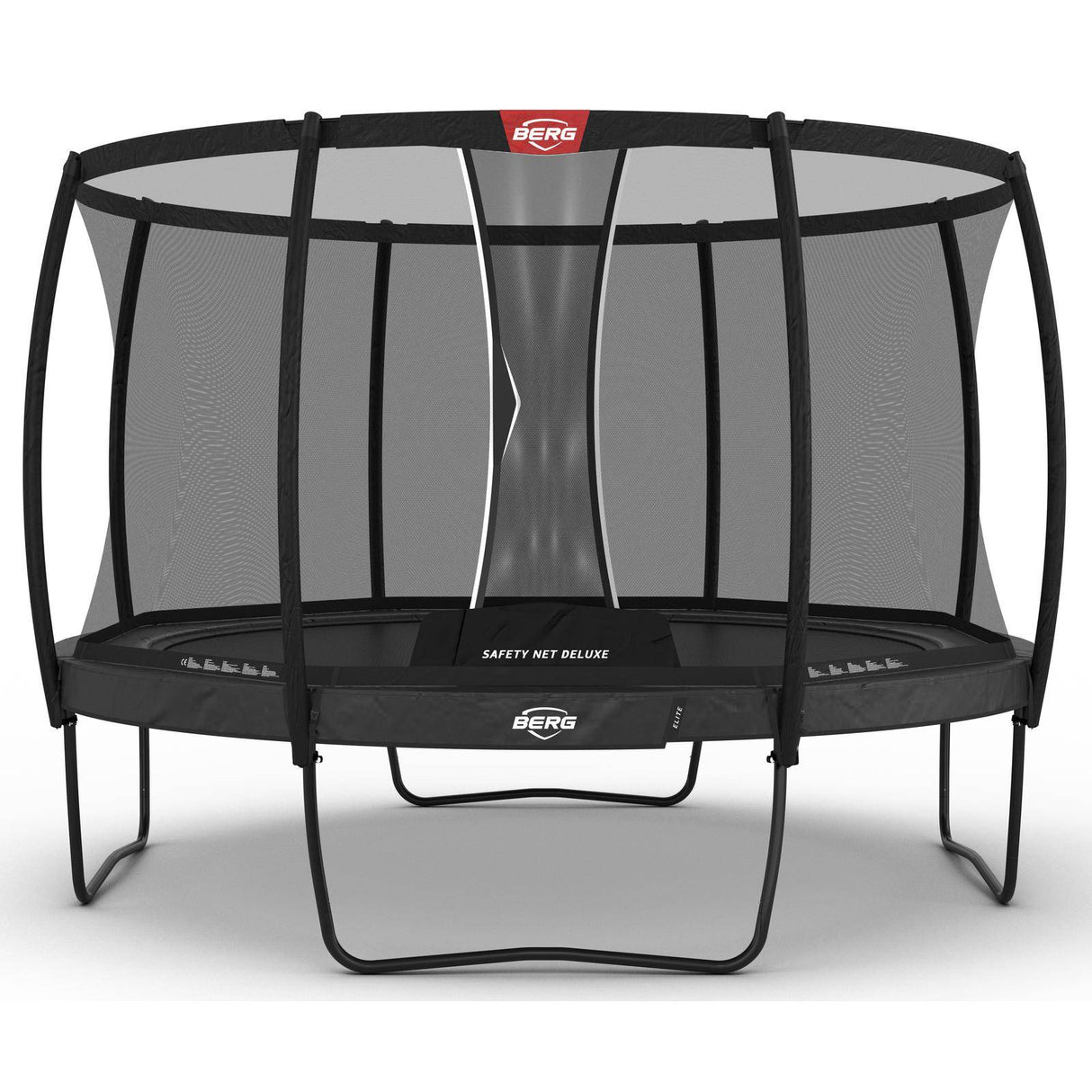 BERG Elite Regular 380 Trampoline Grey + Safety Net Deluxe