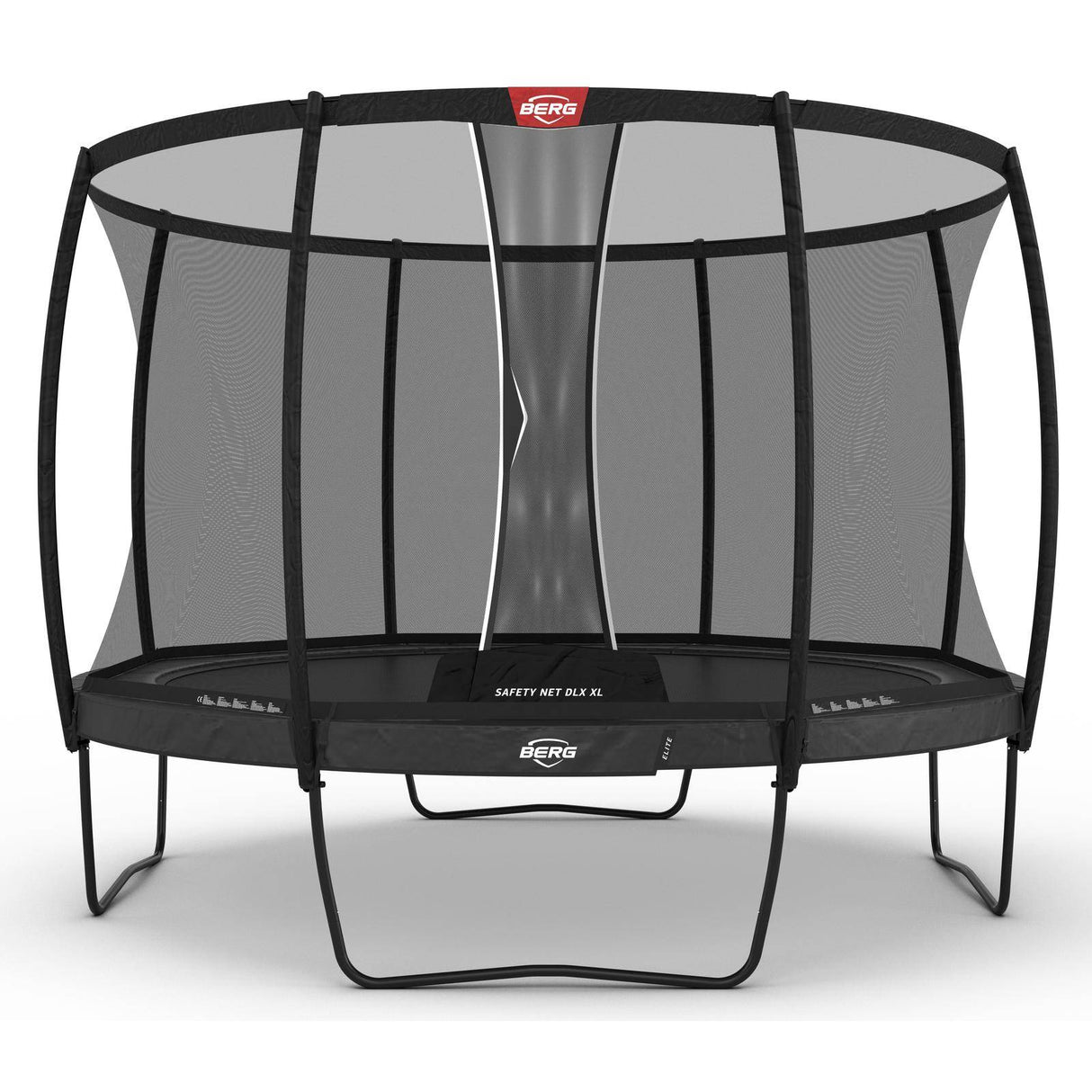 BERG Elite Regular 430 Trampoline Grey + Safety Net DLX XL