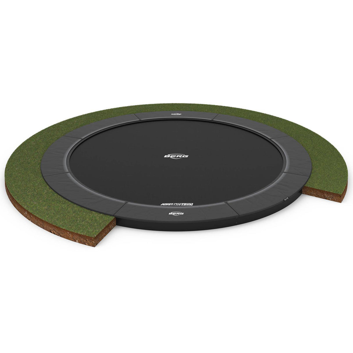 BERG SPORTS Elite FlatGround 330 Trampoline Grey