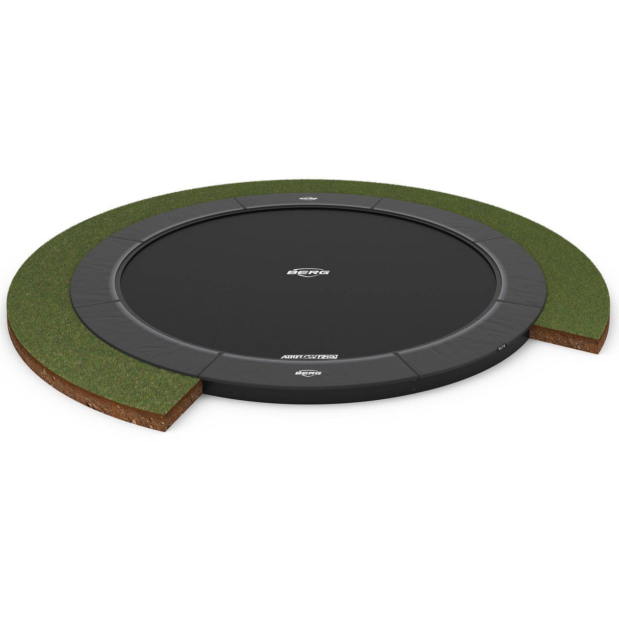 BERG SPORTS Elite FlatGround 380 Trampoline Grey