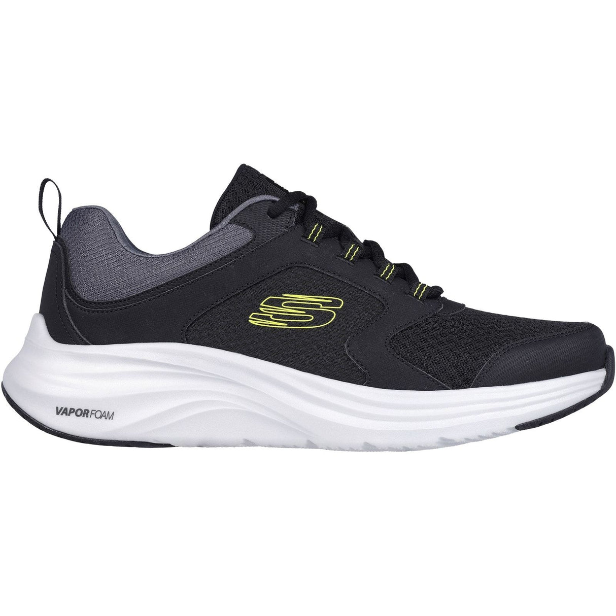Skechers Mens Vapor Foam Trainer Black/Lime